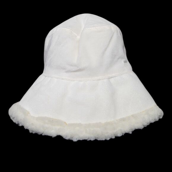 Ed Hardy Fleece Bucket Hat Womens OS Skull Roses Embroidery Design Y2K 2000s NWT - Picture 3 of 8